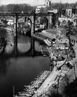 1950s Prints: Knaresborough Viaduct