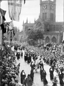 1920s Prints: Lady Godivas procession in Coventry 1929