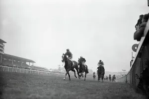 Racing Prints: Lester Piggott on Never Say Die wins the Derby 1954