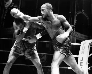 1980s Prints: Lloyd Honeyghan v Maurice Blocker at Royal Albert Hall