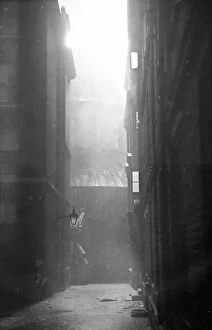 Britain at War Collection: London in the Blitz Temple Church air raid 1