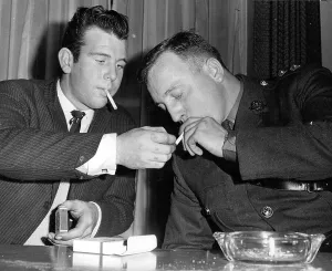 Times Gone By Prints: Lt. Joseph J. (Jock) Smith (right) of the 1st Battalion Royal Sussex Regiment