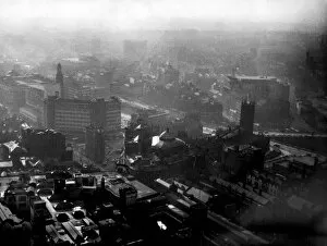Images Dated 8th October 2019: Manchester from the air 1965