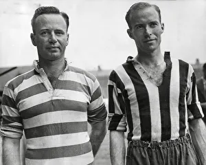 Archive Prints: Manchester City footballers, brothers Frank Ross (R) and G.H. Ross