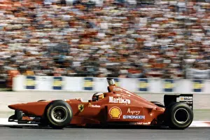 Motoring Prints: Michael Schumacher in action at the Italian Grand Prix at Monza 1996