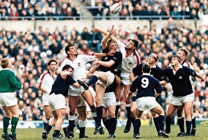 Rugby Union Collection: Five Nation Championships England v Scotland at Twickenham 1995