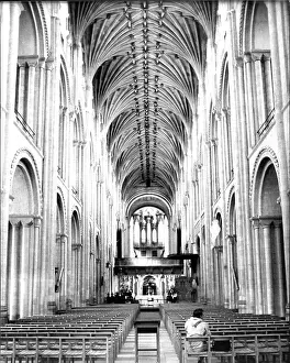 Town And Country Prints: Norwich Cathedral interior