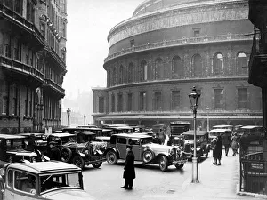 Times Gone By Prints: Parking at the Royal Albert Hall