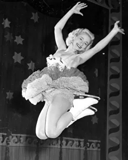 Just For Fun Prints: Peggy Wallace, American ice skater