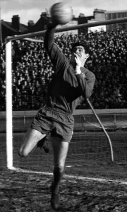 B And W Prints: Peter Bonetti, Chelsea F. C. goalkeeper