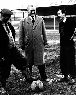 Images Dated 23rd January 2024: Pitch Inspection FA Cup: Southend United v Manchester City 1956