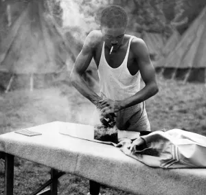 Forties Prints: Preparations for the World War II Peace Victory Parade 1946