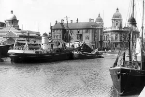 Docks Prints: Princess Dock in Hull 1949