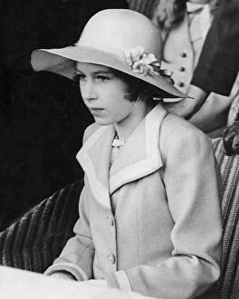 Images Dated 28th October 2021: Princess Elizabeth, the future Queen Elizabeth II