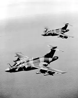 Aircraft Prints: RAF Hawker Buccaneers Mk 2B, 1991