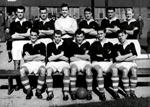 Images Dated 20th October 2020: Raith Rovers FC 1957 / 58 season Back Row (L to R) Polland, Banks