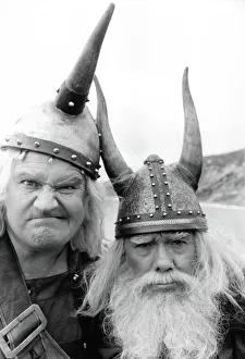 1980s Prints: The Two Ronnies, dressed as Vikings