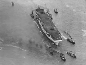 Navy Prints: Royal Naval aircraft carrier HMS Ark Royal