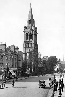 Town And Country Prints: Rugby Parish Church 1935