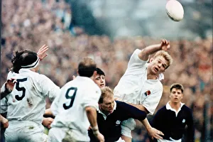 Scotland Prints: Scotland v England Five Nations Championship at Murrayfield 1992