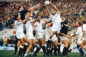 Scotland Prints: Scotland v England Five Nations Championship at Twickenham 1993