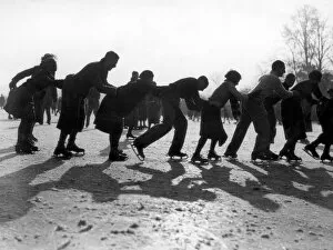 Christmas Past Collection: Skaters 1933