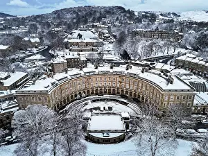 Scenic Prints: Snow at Buxton, Derbyshire