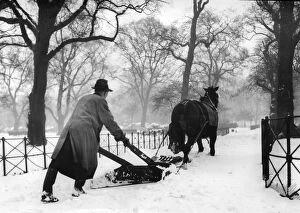 Christmas Past Collection: Snow plough 1940