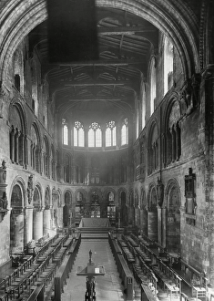 London Prints: St Bartholomew The Great Church, Smithfield, London 1951