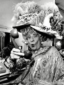 stanley baxter dressed pantomime dame