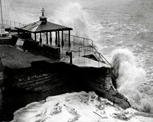 Town and Country Collection: Storm at Sandgate, Kent 1949