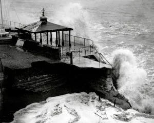 Forties Prints: Storm at Sandgate, Kent 1949
