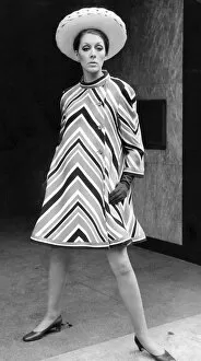 Images Dated 19th June 2018: Striped sixties style