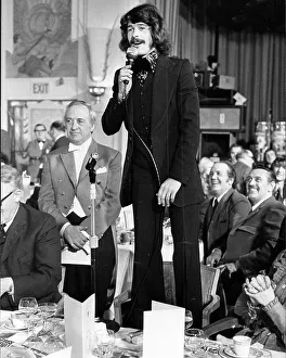 Sunderland footballer Bobby Kerr speaking at FA Cup banquet