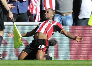 Sunderland's Jermain Defoe after scoring the winner against Newcastle