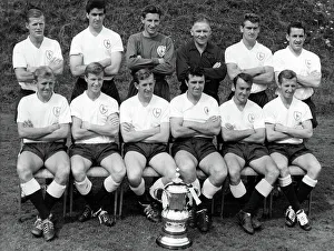 Historic Prints: Tottenham Hotspur Team 1962 / 63, with FA Cup