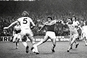 Images Dated 5th December 2023: Trevor Brooking and Willie Young West Ham v Tottenham Hotspur 5-3