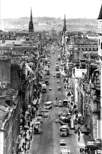 B And W Prints: Union Street, Aberdeen, 1977