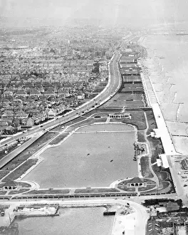Archive Prints: A view of Hove in Sussex taken from the air
