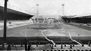 Manchester United Collection: View of Old Trafford football ground 1976