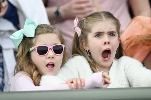 Racing Prints: Watching the racing Grand National Festival at Aintree