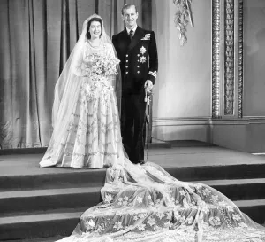 Royalty Prints: Wedding of the Princess Elizabeth and Prince Philip on 20th Nov 1947