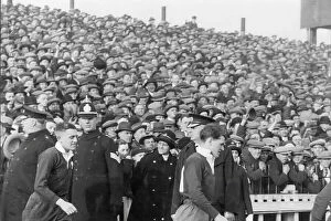 Images Dated 1st February 2024: The Welsh Team take to the field for the International against Scotland at Cardiff 1931