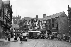 1950s Prints: Wigan market place 1951