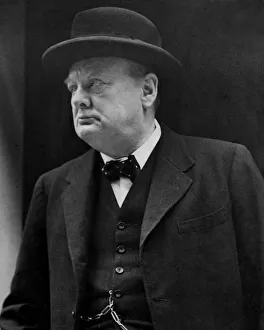 Thirties Prints: Winston Churchill in 1939