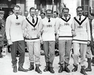 Images Dated 25th January 2024: Winter Olympic Games 1924 - Bobsleigh team
