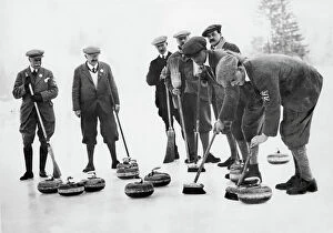 Images Dated 25th January 2024: Winter Olympic Games 1924 - Curling