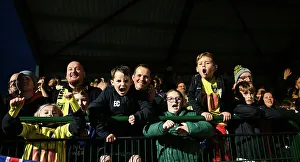 Fa Cup Prints: Young fans at FA Cup first round. Tonbridge Angels v Harborough Town